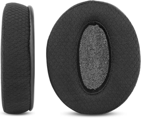 HA-NC100 Ear Pads Cushion Earpads Replacement Compatible with JVC HA-NC100 HA NC100 Noise Canceling Headphones Upgrade Fabric Black......
